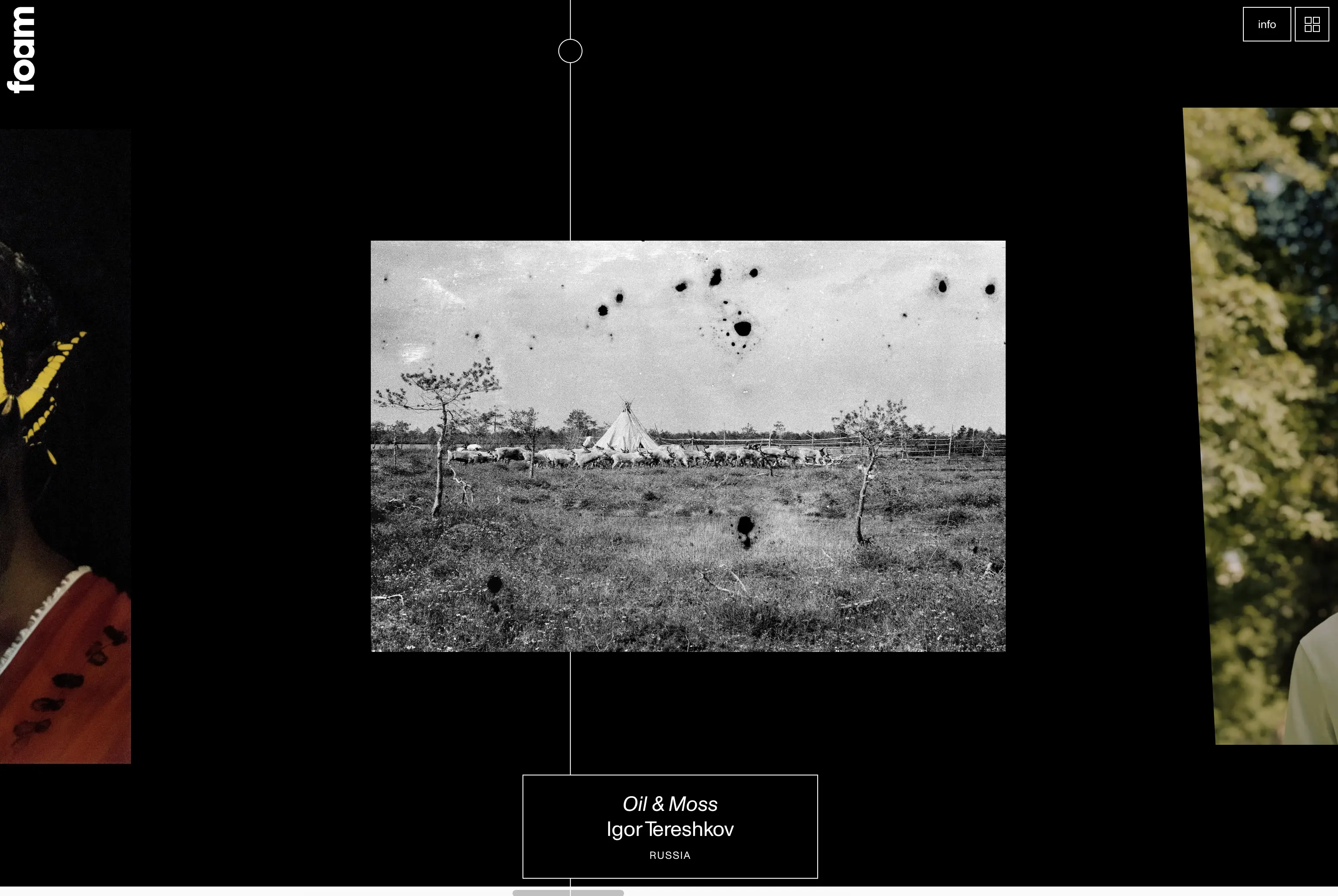 Foam Talent interactive experience interface