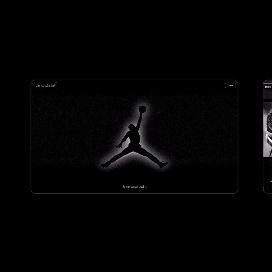 Nike Jordan e-commerce platform interface