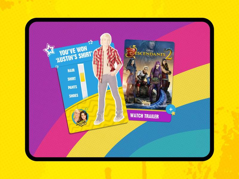 Disney Channel App, Gamification