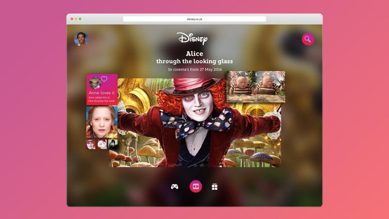 Disney Website, Filmseiten