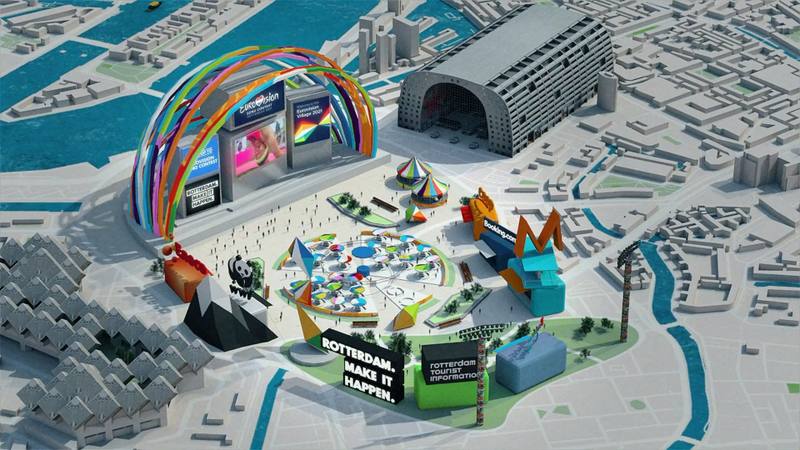 Eurovision Rotterdam, The Online Village