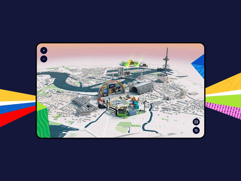 Eurovision Rotterdam, Festival Map Explorer
