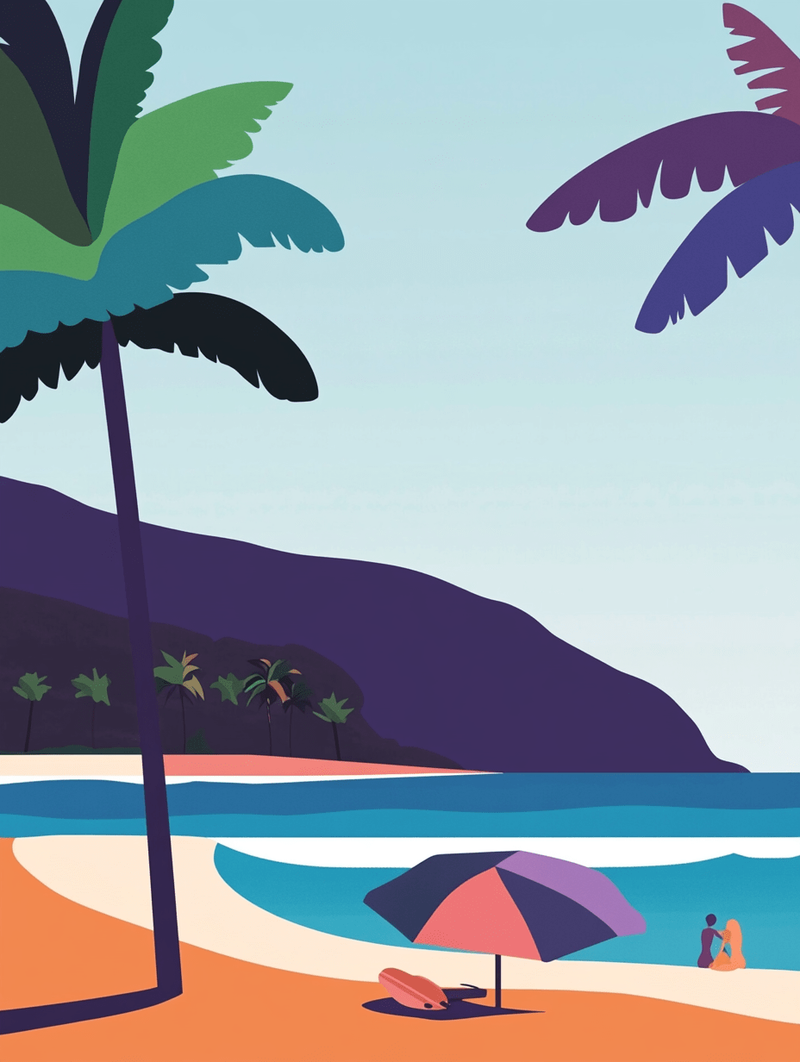 Illustration Beach